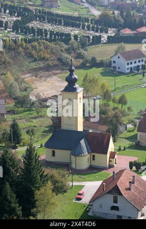 Parish Church of the Immaculate Conception in Mace, Croatia Stock Photo