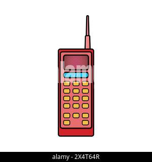 Mobile phone icon. Device gadget technology and electronic theme. Isolated design. Vector illustration Stock Vector