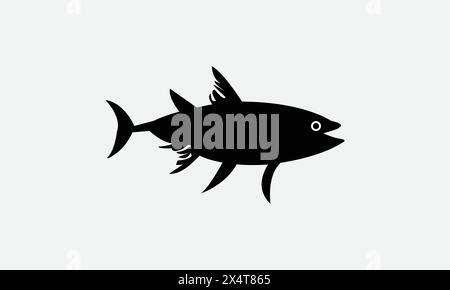 Iconic Blackfish Art A Visual Delight Stock Vector