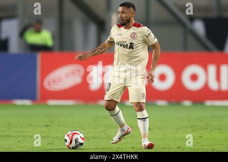 Lima, Peru. 03rd May, 2024. Joel Sanchez of UTC during the Liga 1 match between Alianza de Lima and UTC Cajamarca played at Nacional Stadium on May 3, 2024 in Lima, Peru. (Photo by Miguel Marrufo/PRESSINPHOTO) Credit: PRESSINPHOTO SPORTS AGENCY/Alamy Live News Stock Photo