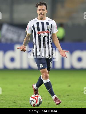 Lima, Peru. 03rd May, 2024. Sebastian Rodriguez of Alianza Lima during the Liga 1 match between Alianza de Lima and UTC Cajamarca played at Nacional Stadium on May 3, 2024 in Lima, Peru. (Photo by Miguel Marrufo/PRESSINPHOTO) Credit: PRESSINPHOTO SPORTS AGENCY/Alamy Live News Stock Photo