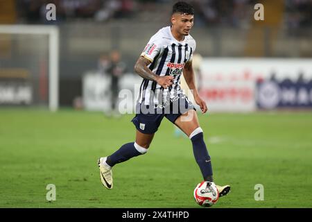 Lima, Peru. 03rd May, 2024. Jeriel De Santis of Alianza Lima during the Liga 1 match between Alianza de Lima and UTC Cajamarca played at Nacional Stadium on May 3, 2024 in Lima, Peru. (Photo by Miguel Marrufo/PRESSINPHOTO) Credit: PRESSINPHOTO SPORTS AGENCY/Alamy Live News Stock Photo