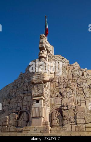 Monument to the Patria (Homeland), Sculpted by Romulo Rozo, Merida, Yucatan, Mexico Stock Photo