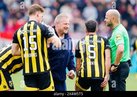 UTRECHT, 05-05-2024, Stadium Galgenwaard, football, Dutch eredivisie, season 2023/2024, during the match FC Utrecht - Vitesse, Credit: Pro Shots/Alamy Live News Stock Photo