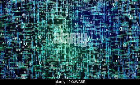 Binary numbers background. Binary code. Stock Photo