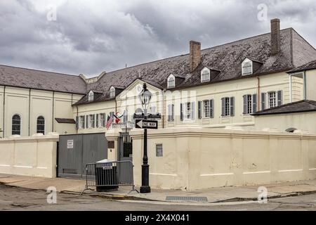 Ursuline Convent in the French Quarter in New Orleans Stock Photo