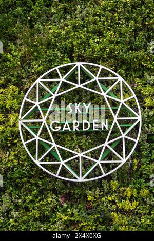 London, United Kingdom - April 29, 2024: Sky Garden is London's highest public garden with bars and restaurants Stock Photo