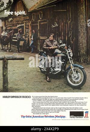 Vintage 'Playboy' magazine March 1974 issue advert, USA Stock Photo