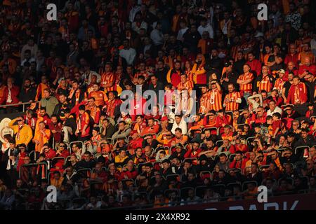 Istanbul, Turkey. 05th May, 2024. Istanbul, Turkey, May 5th 2024: Galatasaray fans during the Turkish Super League football match between Galatasaray and Sivasspor at Rams Park, Turkey. (EO/SPP) Credit: SPP Sport Press Photo. /Alamy Live News Stock Photo