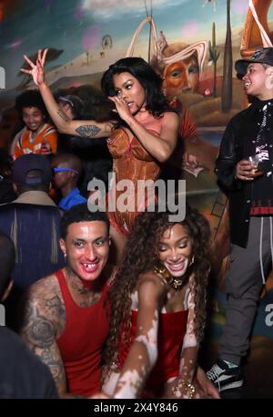 May 5, 2024, New York, New York, USA: Teyana Taylor performed her cabaret show â€˜The Dirty Roseâ€™ at the Times Square Edition Hotel in New York. (Credit Image: © Photo Image Press via ZUMA Press Wire) EDITORIAL USAGE ONLY! Not for Commercial USAGE! Stock Photo