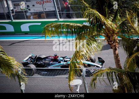 Miami Gardens, FL, USA. 5th May 2024. Race. F1 Miami GP at Miami Autodrome in Miami Gardens, Florida, USA. Credit: Yaroslav Sabitov/YES Market Media/Alamy Live News. Stock Photo