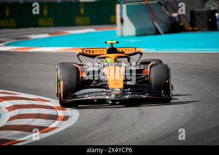 Miami Gardens, FL, USA. 5th May 2024. Race. F1 Miami GP at Miami Autodrome in Miami Gardens, Florida, USA. Credit: Yaroslav Sabitov/YES Market Media/Alamy Live News. Stock Photo