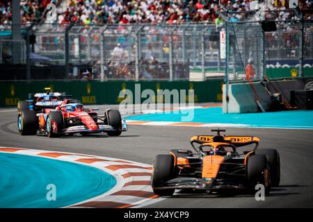 Miami Gardens, FL, USA. 5th May 2024. Race. F1 Miami GP at Miami Autodrome in Miami Gardens, Florida, USA. Credit: Yaroslav Sabitov/YES Market Media/Alamy Live News. Stock Photo