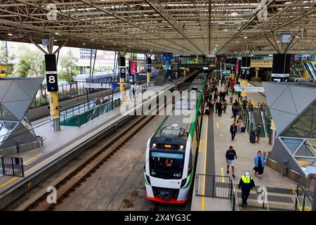 Perth railway station, Perth, Western Australia Stock Photo