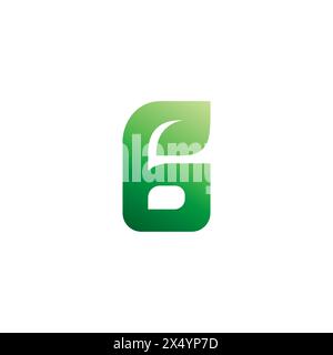 G Leaf Nature Logo Simple Design. G Icon Vector Stock Vector