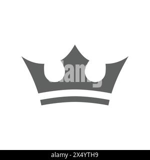 Crown vector icon. Luxury and membership symbol. Stock Vector