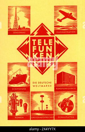 Advertising for telefunken hi-res stock photography and images - Alamy