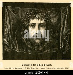 religion, Christianity, Israel, Jerusalem, the image shows Jesus Christ with crown of thorns, ARTIST'S COPYRIGHT HAS NOT TO BE CLEARED Stock Photo