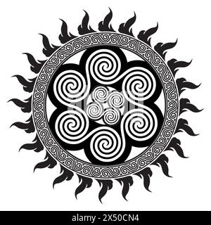 Design of a skull and two crossed baseball bats covered with barbed wire, brass knuckles and the inscription - Academy of pure violence Stock Vector