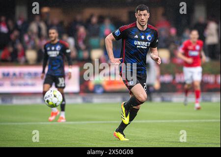 Silkeborg, Denmark. 05th, May 2024. Scott McKenna (26) of FC Copenhagen seen during the 3F Superliga match between Silkeborg IF and FC Copenhagen at Jysk Park in Silkeborg. (Photo credit: Gonzales Photo - Morten Kjaer). Stock Photo