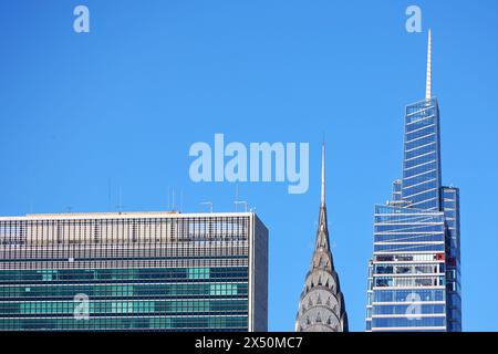 New York, USA. 2nd April, 2024. Daily life, buildings, skyscrapers in New York. Credit: nidpor/Alamy Live News Stock Photo