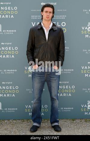 Andrea Pittorino beim Photocall zum Kinofilm 'Vangelo secondo Maria' im Casa del Cinema. Rom, 06.05.2024 Stock Photo