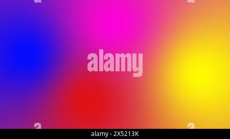 Blurred gradient background, Soft Colorful smooth neon gradient Stock Photo