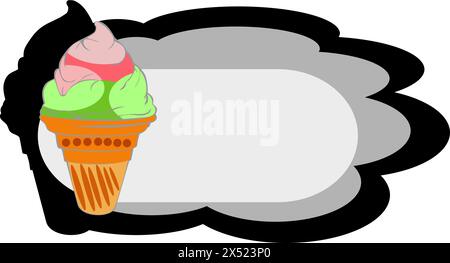 ice cream design, vector illustration eps10 graphic. EPS10 Stock Vector
