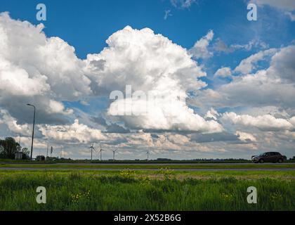 Developing Storm Cloud over the Plains Stock Photo