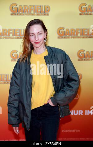 Katharina Schuettler at the German premiere of the film GARFIELD - EINE EXTRA PORTION ABENTEUER at the cinema in the Kulturbrauerei on 5 May 2024 in Stock Photo