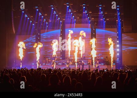 Timsen (Hans-Timm Hinrichsen), Axel Stosberg, Bjoern Both, Andreas Fahnert and Pete (Peter David Sage) from Santiano live on the Auf nach Doggerland Stock Photo