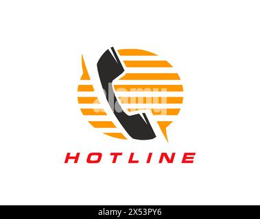 Medical Emergency call helpline Logo design illustration Stock Vector ...