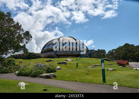 Atlantic Dome of the astronomical observatory in the Monte de San Pedro city park. Coruña, Spain. Stock Photo