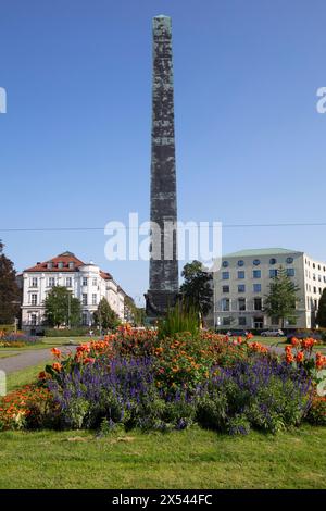 geography / travel, Germany, Bavaria, Munich, Karolinenplatz, obelisk, ADDITIONAL-RIGHTS-CLEARANCE-INFO-NOT-AVAILABLE Stock Photo