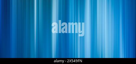 Laser Light Symphony, Radiant Blue Beams on Midnight Canvas. Stock Photo