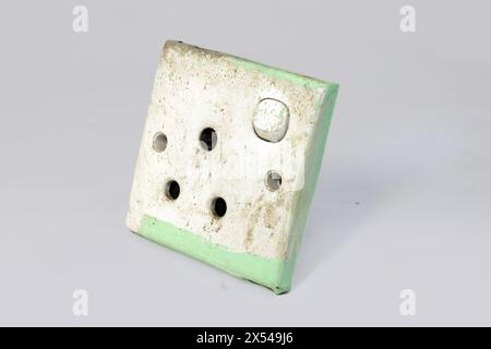 old switch, Old wall power switch dirty switch board and box. Old Jack Stock Photo