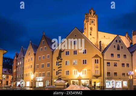 geography / travel, Germany, Bavaria, Fuessen, ADDITIONAL-RIGHTS-CLEARANCE-INFO-NOT-AVAILABLE Stock Photo