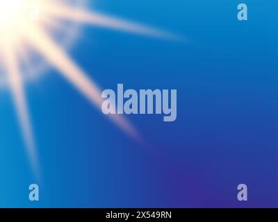 Golden Spotlight, Abstract Background with Sunlight Glow Stock Photo