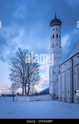 geography / travel, Germany, Bavaria, Schwangau, pilgrimage church St. Coloman, Schwangau, Allgaeu, ADDITIONAL-RIGHTS-CLEARANCE-INFO-NOT-AVAILABLE Stock Photo