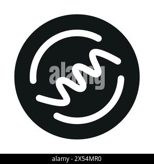 Protein line black icon. Nutrition facts. White sugar set with piles and cubes. Stock Vector