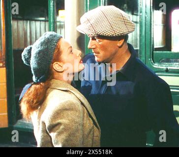 THE QUIET MAN 1952 Republic Pictures film with  Maureen O'Hara as Mary Kate  Danaher and John Wayne as Sean Thornton Stock Photo