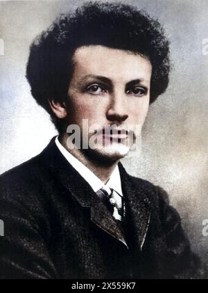 Strauss, Richard, 11.6.1864 - 8.9.1949, German composer, portrait, as young man, photo, 1888, ADDITIONAL-RIGHTS-CLEARANCE-INFO-NOT-AVAILABLE Stock Photo
