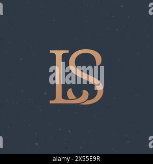 LS SL Letter Logo template brand corporate creative identity. Stock vector illustration isolated Stock Vector