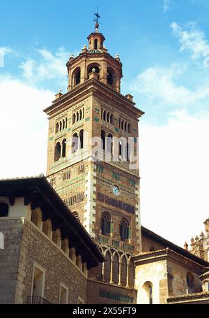 Tower of the cathedral. Teruel, Aragon, Spain. Stock Photo