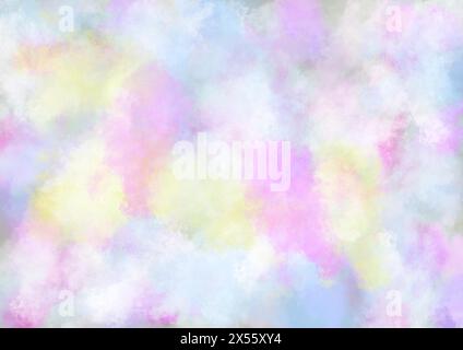 Colorful texture colorful powder brushes vibrant canvas (No. 2), Germany Stock Photo