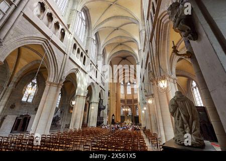 Cathedrale St-Benigne, Dijon, Côte d´Or, Burgundy Region, Bourgogne, France, Europe Stock Photo