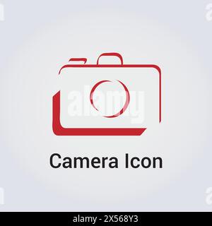 Camera Photography Icon Logo Illustration for Business Vector Stock Vector