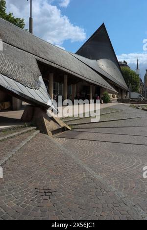 Rouen, Old Market Square, Joan of Arc Church. Seine maritime, Normandy, France Stock Photo