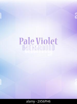 Minimal abstract pale violet and light cornflower blue background with translucent triangles. Simple vertical vector graphic patern Stock Vector