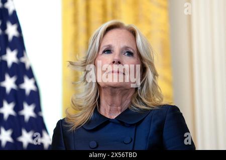 Washington, United States. 07th May, 2024. US first lady Jill Biden holds an event to honor the men and women who served during World War I at the White House in Washington on May 7, 2024. Photo by Yuri Gripas/ABACAPRESS.COM Credit: Abaca Press/Alamy Live News Stock Photo